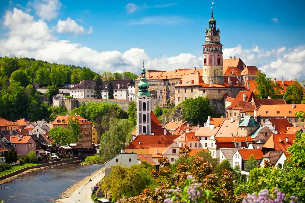 Český Krumlov, città medievale vicino Praga