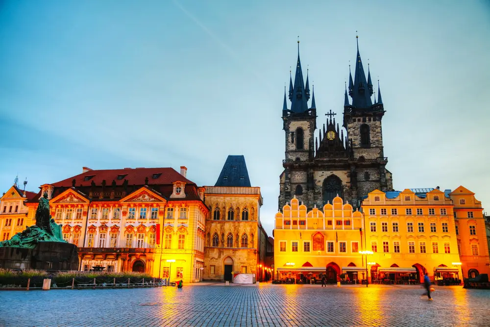 Piazza Della Citta Vecchia Di Praga